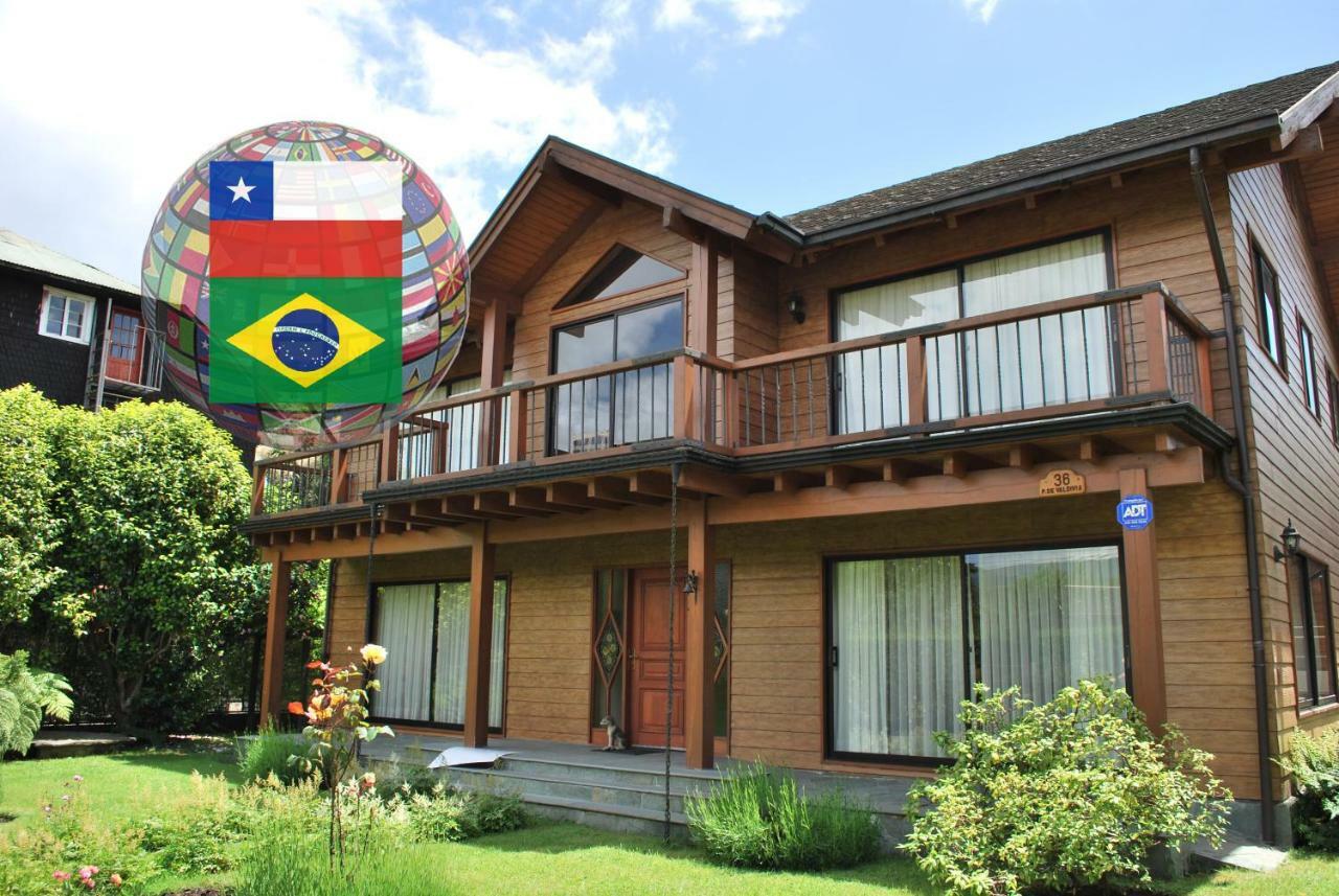 Frontera Pucon Hostel B&B מראה חיצוני תמונה